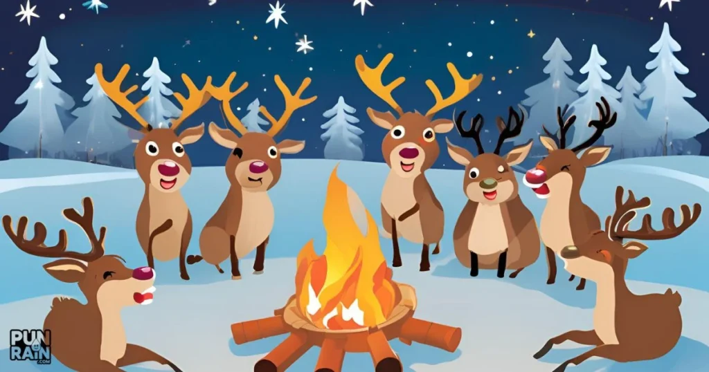 Christmas Reindeer Puns